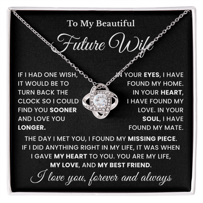 To My Future Wife Necklace, Best Wife Gifts From Husband, Sentimental Gifts for Women