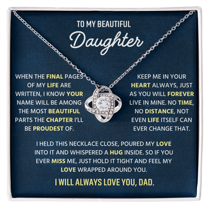 Dad Jewelry for Daughter, Birthday Gifts for Daughter
