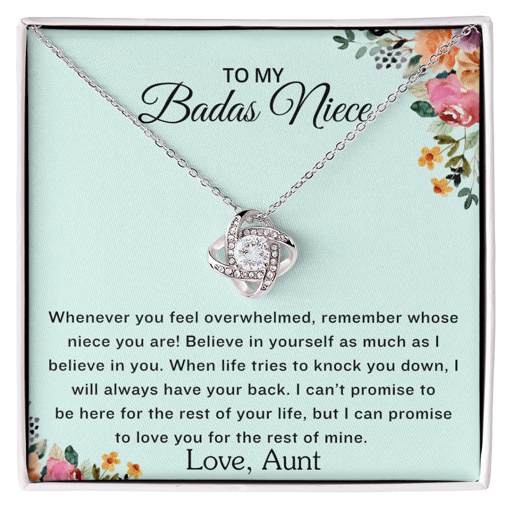 Gift for Niece Necklace From Uncle, Jewelry for Niece From Aunt, Christmas Gift