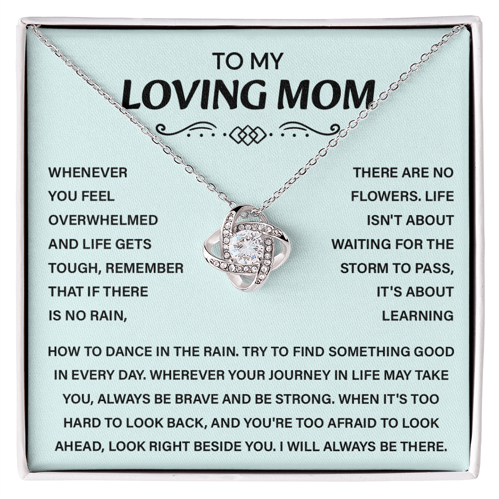 To My Loving Mom - You Are the Heartbeat of Our Family - Necklace for Her
