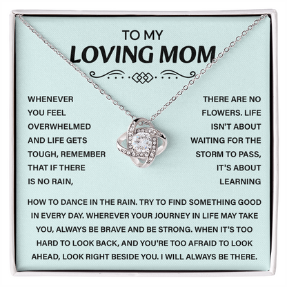 To My Loving Mom - You Are the Heartbeat of Our Family - Necklace for Her