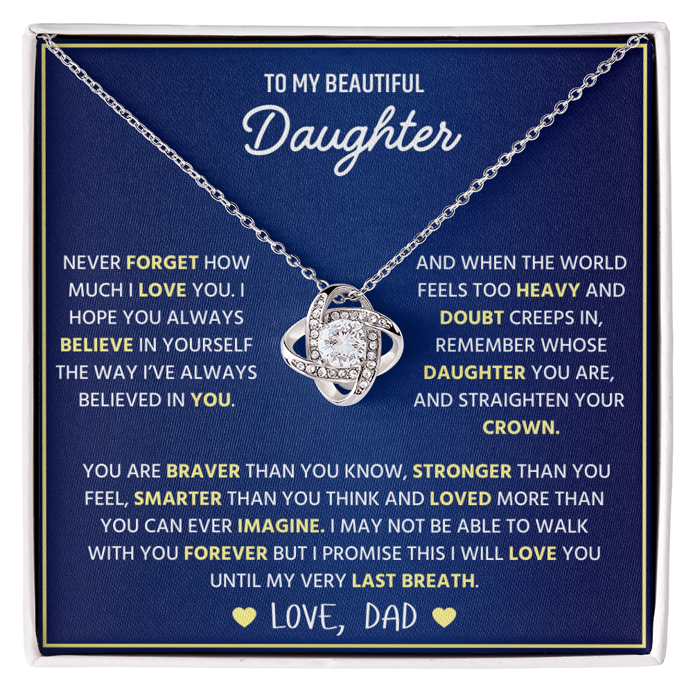 Gift for Daughter From Dad Daughter Necklaces From Mom