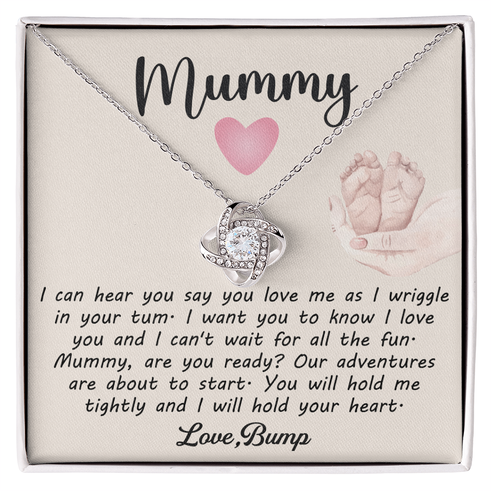 Gifts for New Moms – Love Knot Necklace, Thoughtful Gift for First-Time Moms