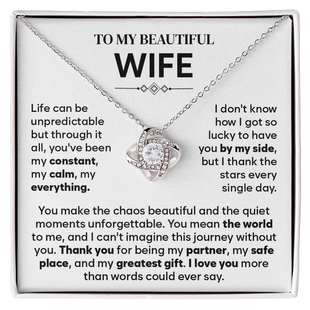 To My Beautiful Wife - You Are My Forever Best Friend - Necklace