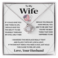 To My Wife - I Want You to Know That My Love for You Has No End