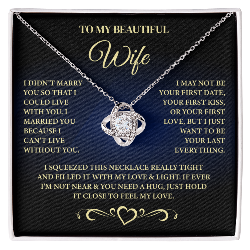 To My Wife – You Are My True North, My Anchor, My Everything - Necklace