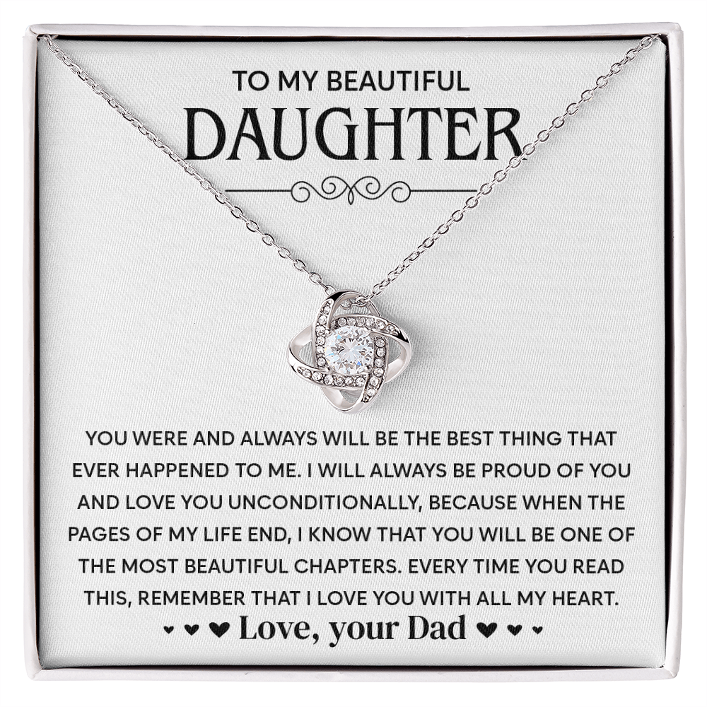 Beautiful Present for Daughter - I Will Always Be Proud of You and Love You