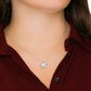 To My Cherished Bonus Mom Necklace, Love Knot Jewelry, Meaningful Gift for Mother's Day & Special Occasions