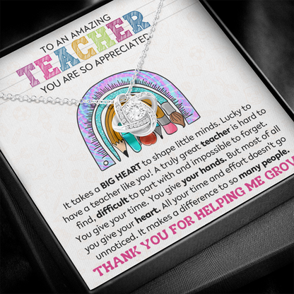 Cute Teacher Necklace for Women Back to School Teacher Jewelry Gift