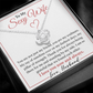 Jewelry to My Wife, the Best Gifts for Wife - Love Knot Necklace