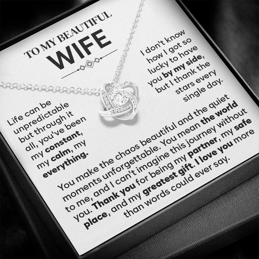 To My Beautiful Wife - You Are My Forever Best Friend - Necklace