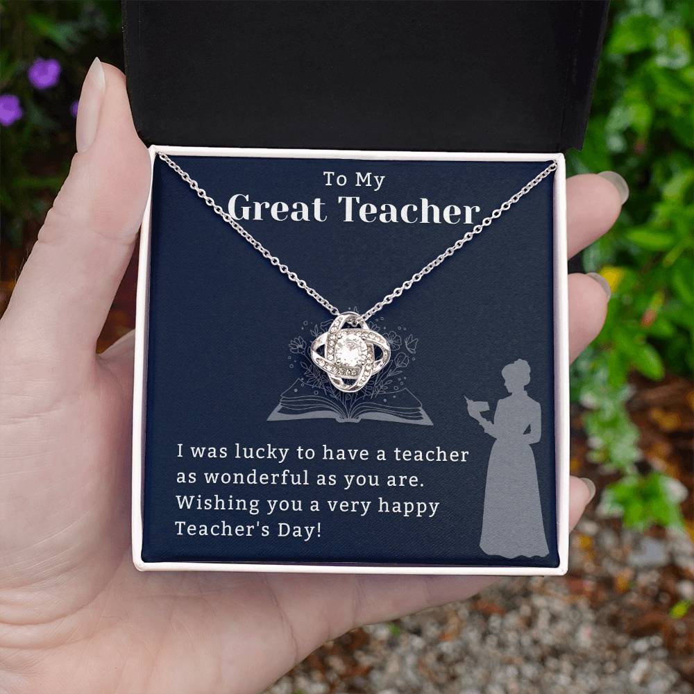 Teacher Necklace, To My Teacher Gift Necklace, Meaning Gift For Teacher With Sentimental Message Card, Teacher Gift, Jewelry For Teacher