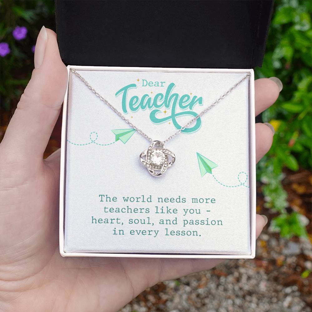 Stainless Steel Gift Teacher Necklace, Teacher Gift, Teacher Jewelry, To My Best Teacher Necklace, Gift For My Teacher