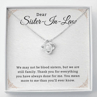 To My Sister In Law Necklace, Sister In Law Gifts From Sister In Law, Sister In Law Gifts, Sister In Law Wedding Gift, Sister In Law Birthday Gifts, Sister In Law Christmas Gifts