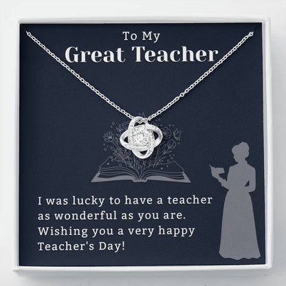 Teacher Necklace, To My Teacher Gift Necklace, Meaning Gift For Teacher With Sentimental Message Card, Teacher Gift, Jewelry For Teacher