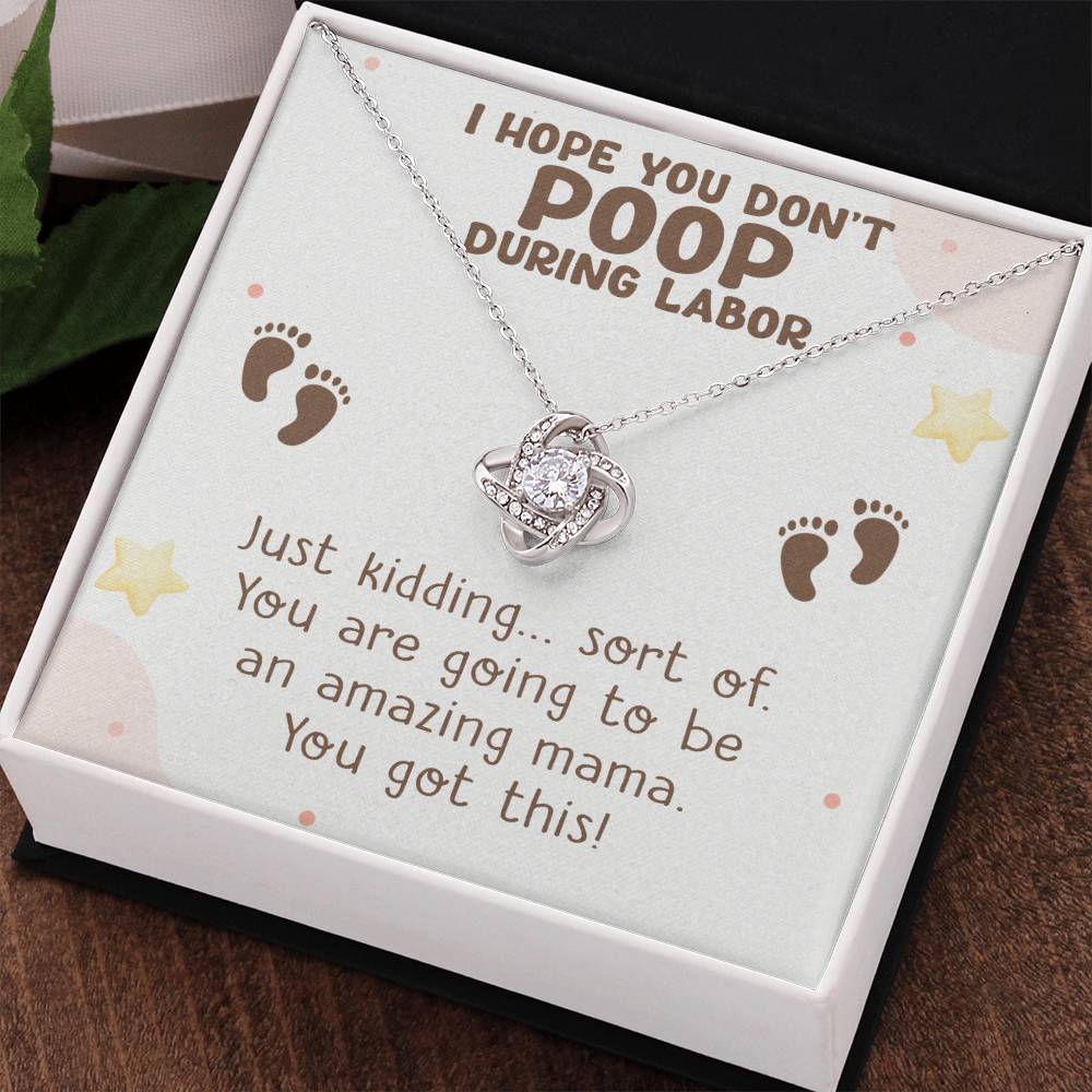 New Mom & Mom-to-Be Gift Necklace: Funny Mother's Day, Pregnancy, Baby Shower - Perfect Pregnancy Gift for New Mamas