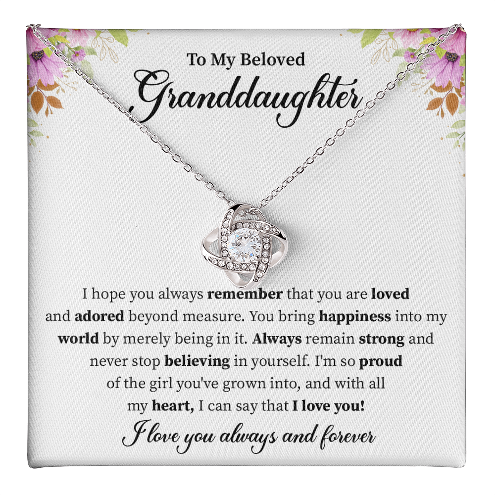 To My Beloved Granddaughter - Always Remain Strong