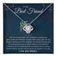 Best Friend Gift Necklace - Love Knot Jewelry for BFFs - A Meaningful Token of Friendship to Cherish Special Moments Together