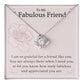 Sterling Silver Friendship Necklace - A Fabulous Gift for Friends - Meaningful Jewelry to Celebrate Your Special Bond