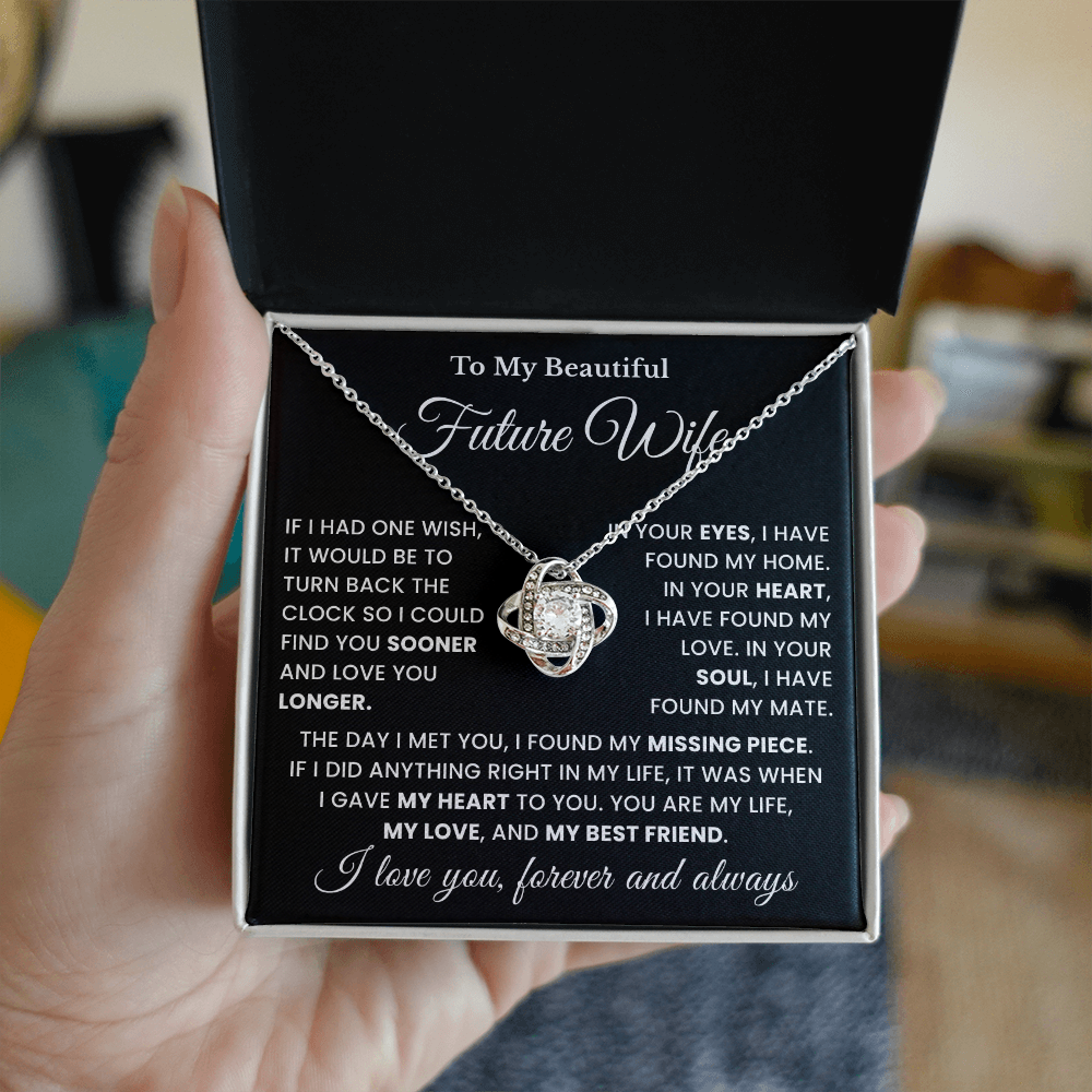 To My Future Wife Necklace, Best Wife Gifts From Husband, Sentimental Gifts for Women
