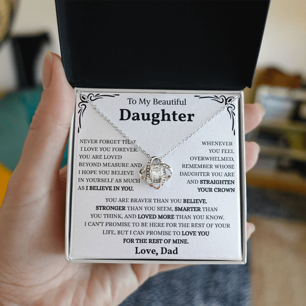 To My Amazing Daughter - the Most Beautiful Chapters of My Life - Necklace