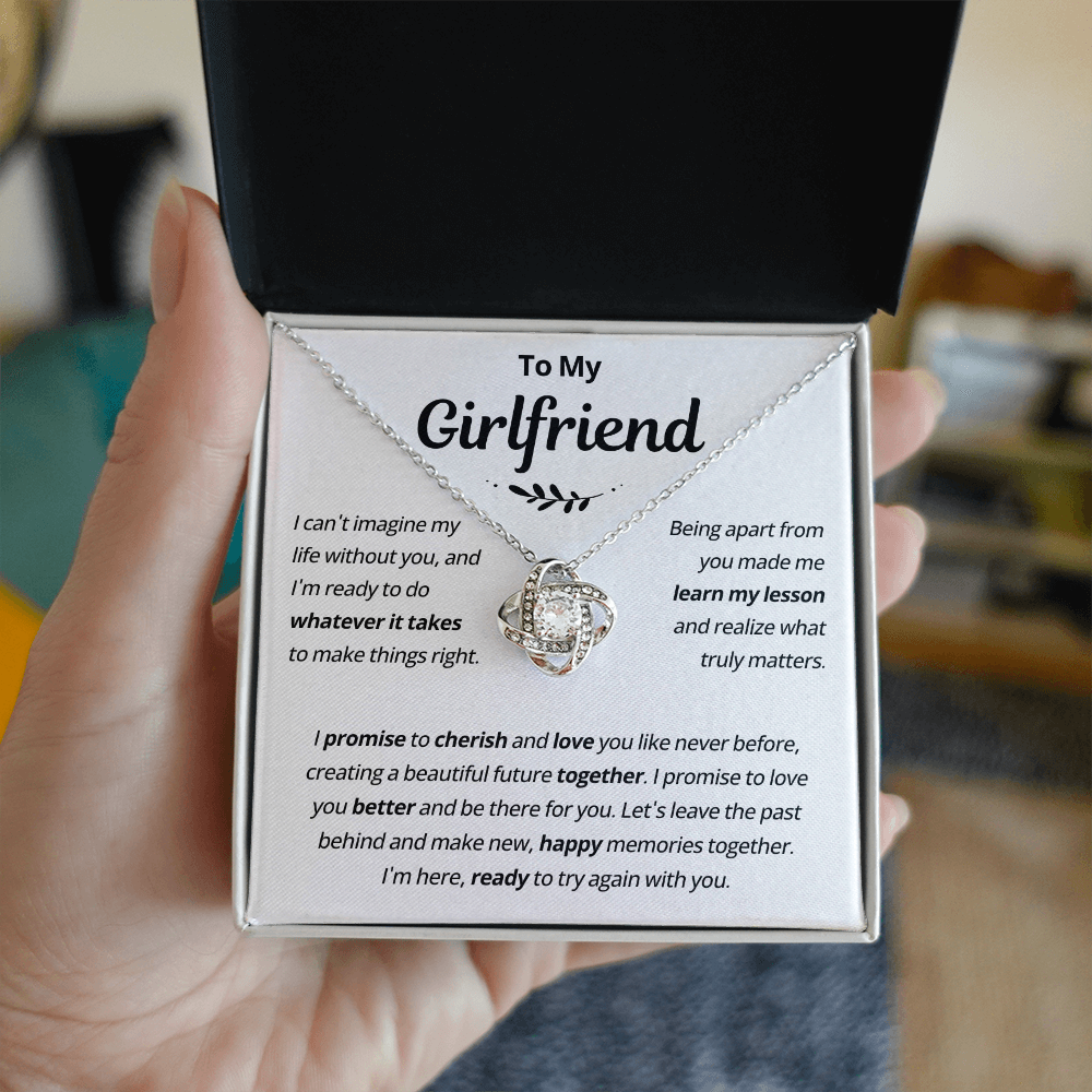 Girlfriend Necklace From Boyfriend, to My Love Necklace, Valentine Gifts