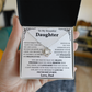 To My Badass Daughter | You Are Unstoppable | Love Knot Necklace