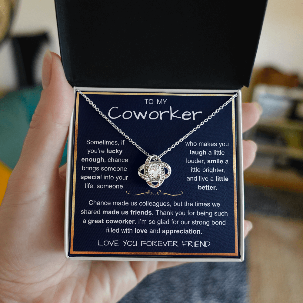 To an Amazing Coworker Necklace - Work Besties Gifts for Women