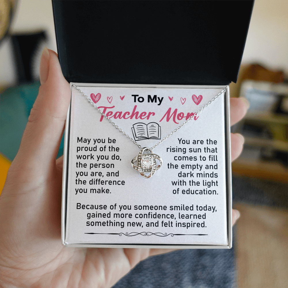 Elegant Necklace with gift box and heartfelt message