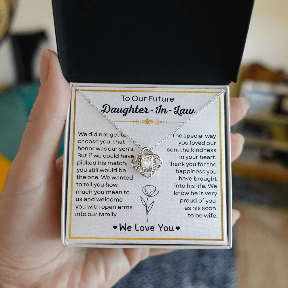 To My Future Daughter-in-law Necklace - Welcoming You to the Family