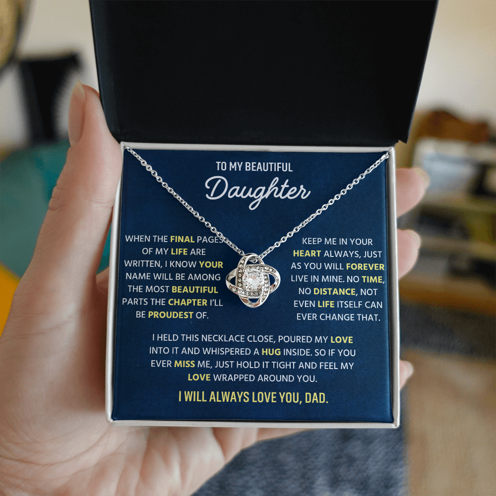 Dad Jewelry for Daughter, Birthday Gifts for Daughter