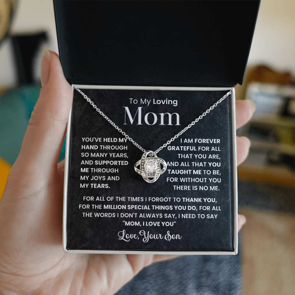 To My Loving Mom - This Necklace is a Small Token of My Love