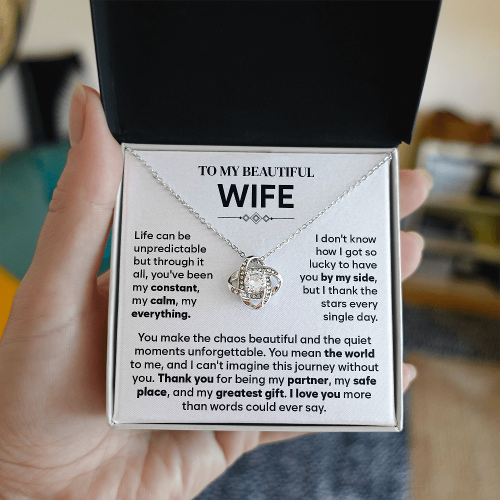 To My Beautiful Wife - You Are My Forever Best Friend - Necklace