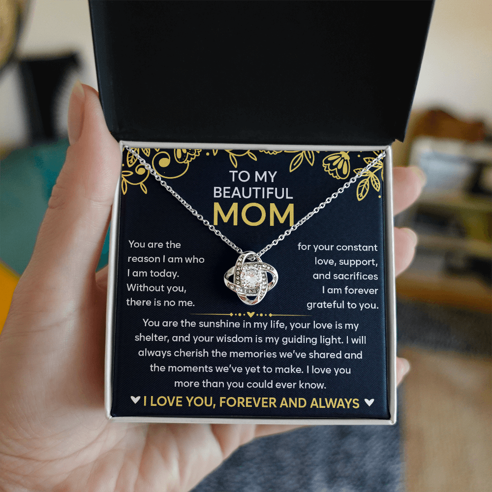 Gift for Mom - I'm Forever Grateful to Have You in My Life - Necklace for Mommy