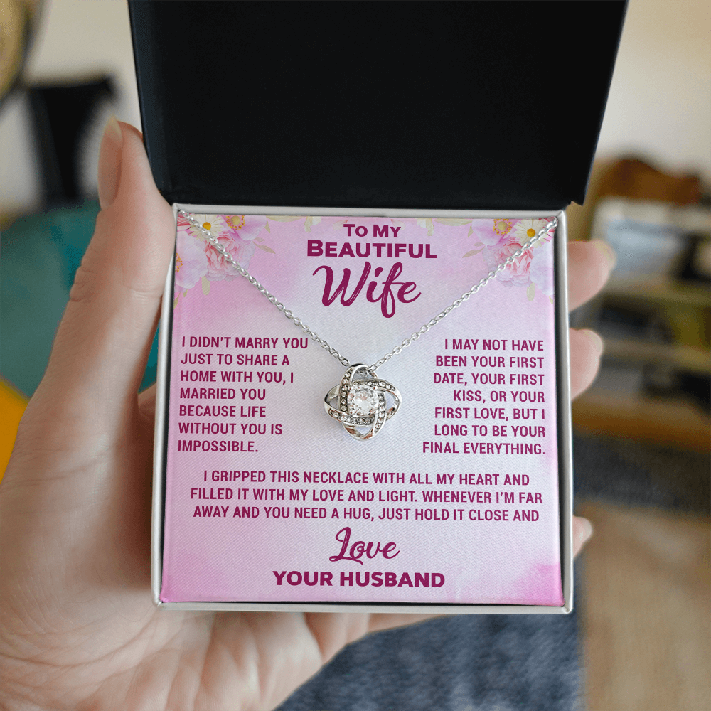 To My Daughter Necklace from Dad – Alluring Beauty Necklace, A Meaningful Gift