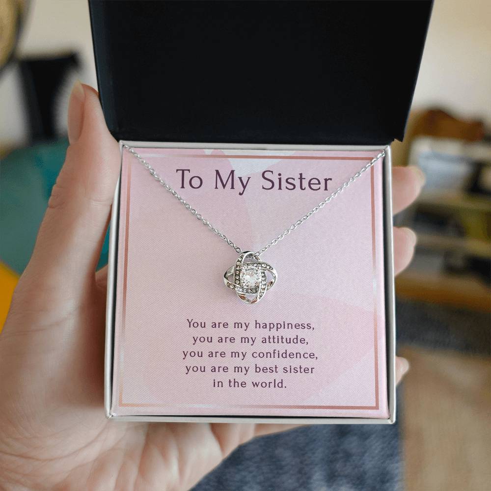 To My Sister Necklace, Big Sister Little Sister Necklace, Sister Necklace Gifts From Sister, Big Sister Necklace For Little Sister, Sterling Silver Sister Necklace For Birthday