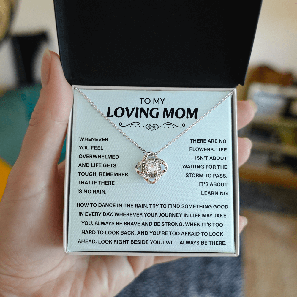 To My Loving Mom - You Are the Heartbeat of Our Family - Necklace for Her