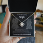 Christmas Gift for Beautiful Wife, Necklace for Wife From Husband