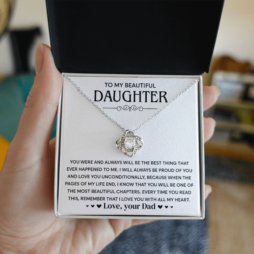 Beautiful Present for Daughter - I Will Always Be Proud of You and Love You