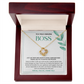 New Business Owner Gift - Love Knot Jewelry Keepsake for Boss Lady