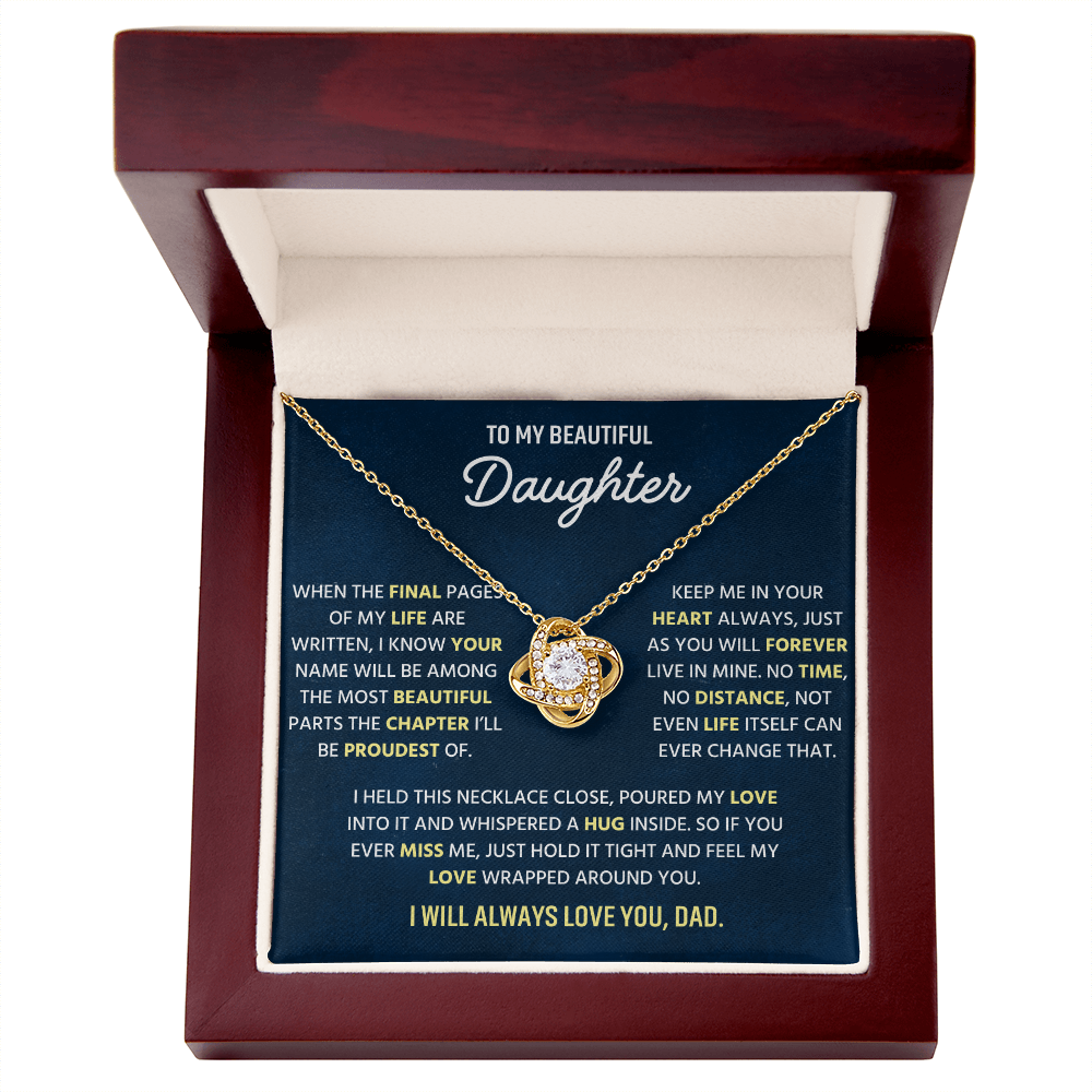 Dad Jewelry for Daughter, Birthday Gifts for Daughter