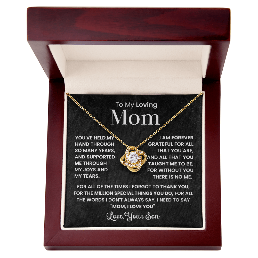 To My Loving Mom - This Necklace is a Small Token of My Love