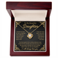 To My Amazing Daughter | I Am Always Right Here in Your Heart | Necklace