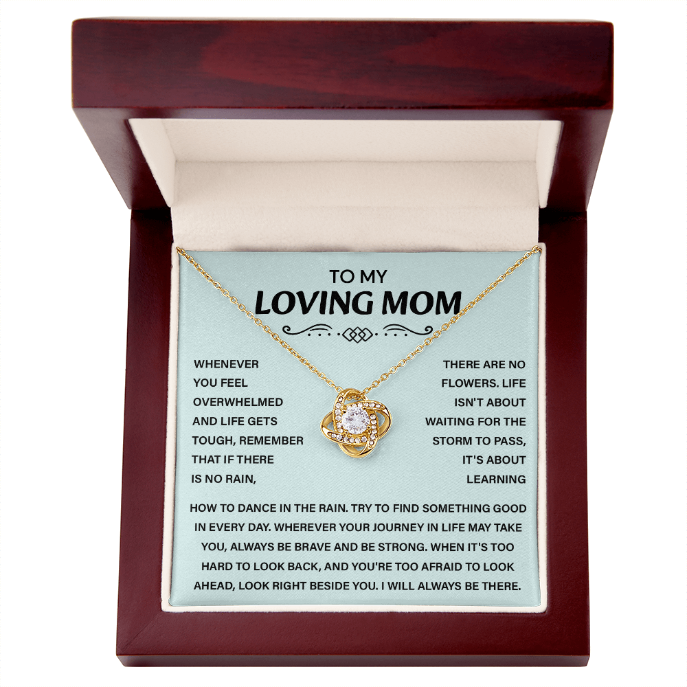 To My Loving Mom - You Are the Heartbeat of Our Family - Necklace for Her