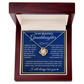 To My Granddaughter - Feel My Love - Love Knot Necklace