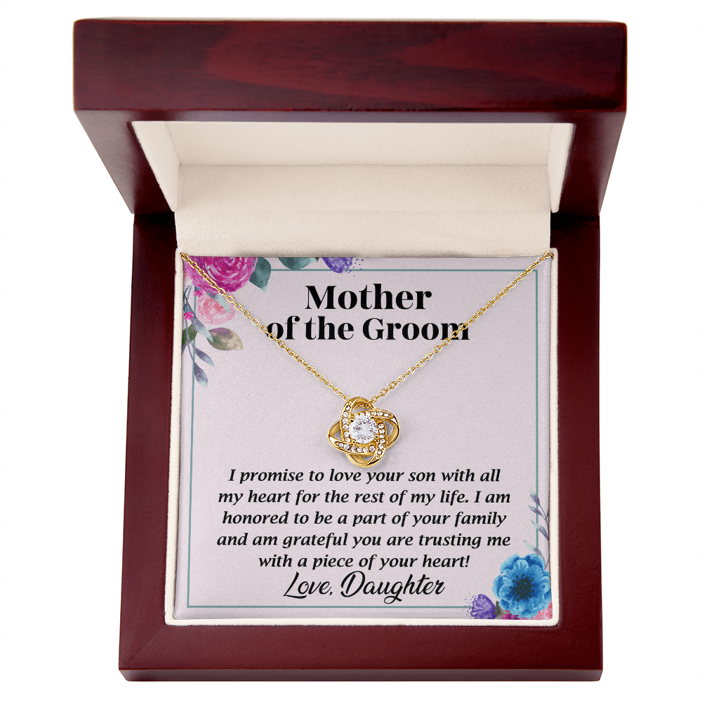 Necklace for mother's of the groom with Message Card and GIft boxNecklace for mother's of the groom with Message Card and GIft box