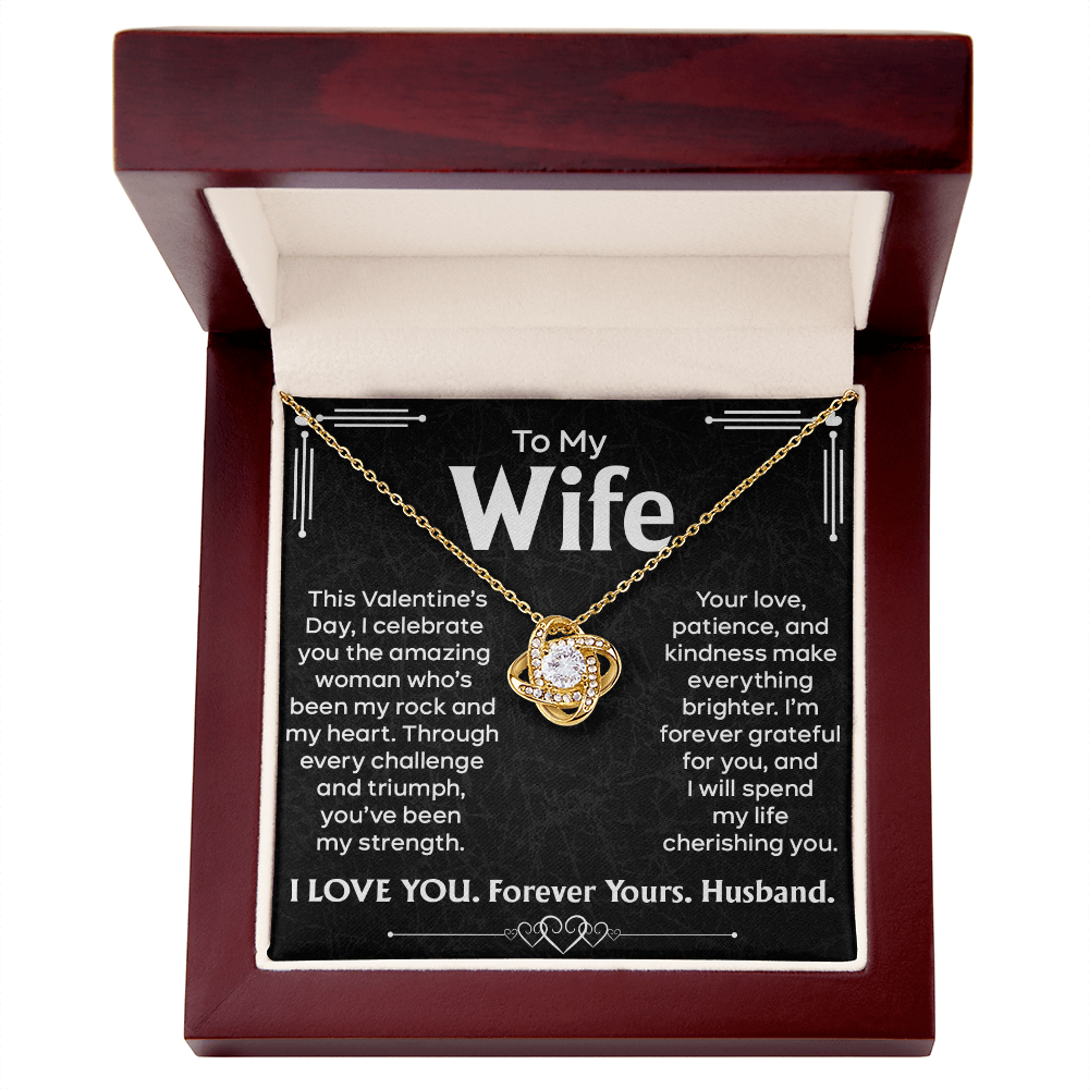 Love Knot Necklace for Wife – A Romantic Valentine's Day Gift