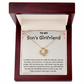To My Son's Girlfriend Gift From Mom - Necklace for Birthday, Mother's Day