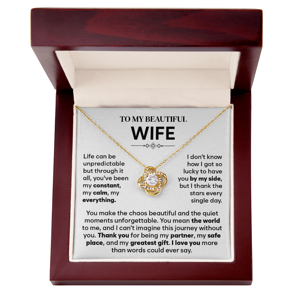 To My Beautiful Wife - You Are My Forever Best Friend - Necklace