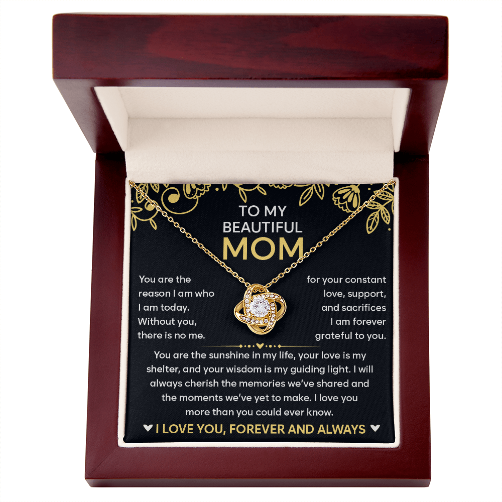 Gift for Mom - I'm Forever Grateful to Have You in My Life - Necklace for Mommy